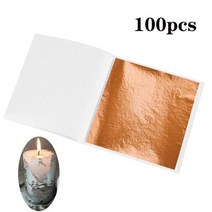 캔들만들기 DIY 양초 2.6-20cm 100 pcs 심지 무연 왁스 순수 면화 코어, 100pcs 로즈 골드