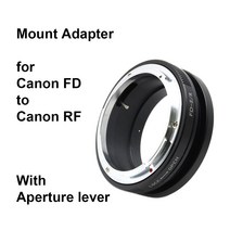 FD-EOSR Canon FD SLR 렌즈 RF 마운트 어댑터 링 FD-RF EOS For R3 R5 R6 R7 R10 R RP 등, 한개옵션0