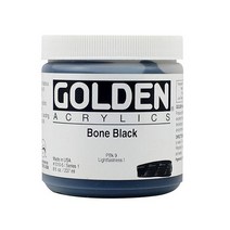 [골덴]헤비바디 아크릴물감 473ml 시리즈 1, 상세설명 참조, [6282270]1445／NeutralGreyNo.5