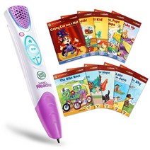 LeapFrog 립리더 시스템 (LeapReader System) 런-투-리드 (Learn-to-Read) 10권 메가 팩 핑크, LeapReader, 리프리더