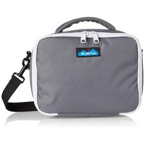KAVU 런치 박스 패딩 크로스바디 도시락 가방 퍼플 이카트, One Size, Smoked Pearl