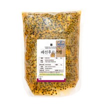 봄봄푸드 1kg 2kg 대용량 과일청 수제청 카페 납품 에이드 스무디 라떼, 패션후르츠청