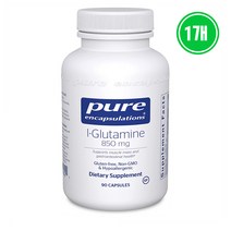 Pure Encapsulations L-Glutamine 850mg 퓨어인캡슐레이션 L 글루타민 850mg 90캡슐 2통, 2개