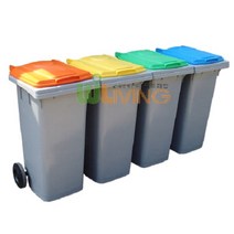 [쿠이]분리수거함(HDPE) (다용도함240L/일반형)~22352EA+V fyhfyh*2853985XF, 노랑_비닐(필름)류