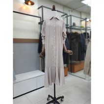 [스테파니] 세이브존04 밑단 프릴 원피스(스트라이프) A23SO3111