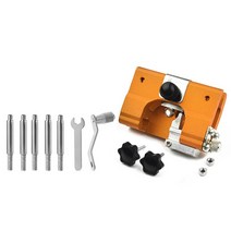 체인톱 연마기 체인톱날 연삭기 엔진톱 기계톱 야스리, 03.본체+연마기헤드5개