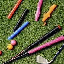 국내생산 골프 그립 교정기 연습기 탈부착식 손잡이 여성 남성 그립연습 연습기, 히터 그립, 블랙