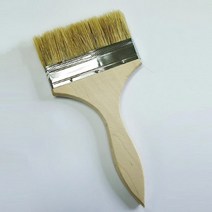 페인트 대형 막붓 납작 빽 평 붓 브러쉬 도색 니스칠 원목 11.5cm