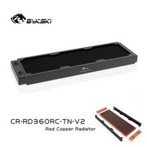 [해외]Bykski 버전 2 G14 30MM 두꺼운 구리 PC 냉각 라디에이터 워터 쿨러 행 지원 12cm 팬 PC 방열판 120240360480MM, 360