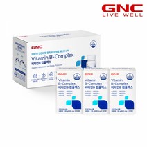 [GNC] 비타민B 컴플렉스 (60정) 30일분 x3개 세트 Premium Set, 단품, 단품