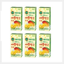 베지밀 과일이 꼭꼭 씹히는 애플망고두유(190mlx16팩), 16팩, 190ml