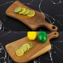 원목 느티나무 마호가니 캄포 이유식 우드 플레이팅 핸들 도마, 핸들 스퀘어 도마