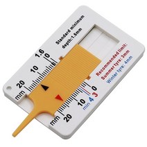 다이얼게이지 디지털 자동차 타이어 트레드 깊이 게이지 미터 측정기 캘리퍼스 두께 브레이크 패드 슈 모니터링 시스템, yellow