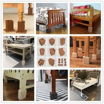 오목 원목 가구받침 고블록 범용 캐비닛 소파발 받침대 다리받침 고탁자 발증가 가구리폼-10519, 단일옵션, 19.가로 10cm홈 가로 4cm