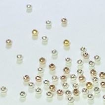 [비즈엔케이] 925실버 은볼 3mm 실버볼 은볼재료 DIY 비즈재료, 1개, 로즈골드(3MM)1알