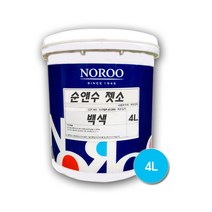 노루페인트 친환경 순앤수 젯소 4L, 백색 무광, 1개