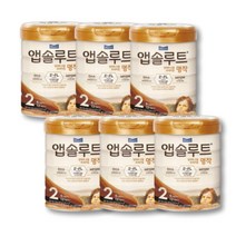 매일유업 앱솔루트 명작 리뉴얼 2FL 분유 2단계 800g 6캔) 6개