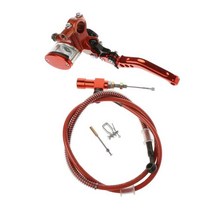 내구성 CNC 알루미늄 오토바이 유압 클러치 키트 레버 마스터 실린더 뜨개질 오일 호스 125 ~ 250cc|Brake Disks|, 1개, 01 O, BK