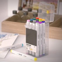 24색 팬톤 마카 페브릭 마커 패브릭 가방 다용도 데코 패브릭펜, 단품