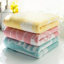기라로쉬수건 울리 파스텔선염 타월 150g, 3장, 핑크