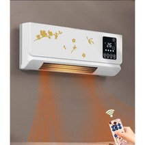 실외기 없는 벽걸이 에어컨 냉난방 겸용 이동식 차박 작은방 절전 절약, 화이트 원격 제어 터치스크린