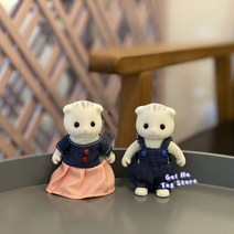 음식모형제작 미니어처 DIY 1/12 소형 인형 집 가구 숲 토끼 가족 크리터 장난감 소녀 용, 19 Maple cat
