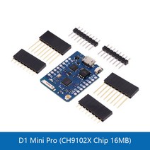 WeMos D1 미니 프로 V3.0 NodeMcu 안테나 루아 와이파이 사물 인터넷 개발 보드 기반 ESP8266 CH340G V2 4MB 16MB 바이트, [03] 4MB with antenna