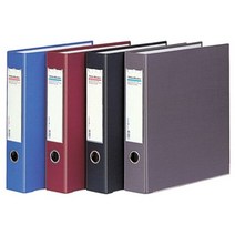 [홈앤스쿨] 문화산업 B949-7 웹 3공 D링 바인더 5cm, 적색