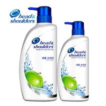 헤드앤숄더 애플프레쉬 샴푸850ml+550ml, 1세트