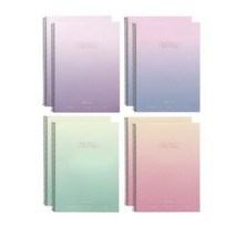 핑크풋 1500 별빛 원고지노트 4종 x 2p 세트, 랜덤, 1세트