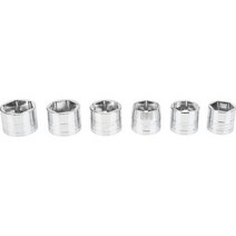 파크툴 SKT-6 평면 소켓세트 Park Tool 391292, One Size, Silver