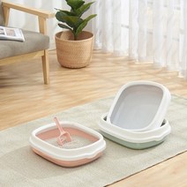 [스토어봄] 고양이 오픈형 평판 화장실 대형-펫블라썸, 상세 설명 참조