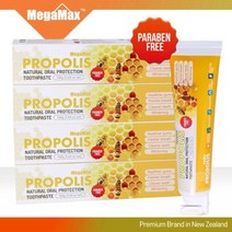 메가맥스 뉴질랜드 프로폴리스 치약 160g x 4개, 단품, 쿠팡샤인몰 1