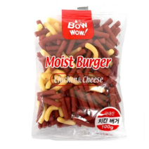 바우와우 모이스트 치킨버거 강아지 간식 100g, 40개