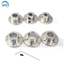 퀵커플러 유압 에어 원터치 카플러 밸브 1pc 경질 플랜지 커플 링 모터 가이드 샤프트, 7mm