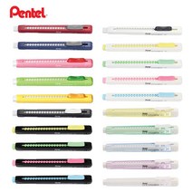 Pentel 펜텔 클릭 이레이져 슬라이딩 샤프식 지우개 (ZE80 ZE81), ZE80-P 핑크