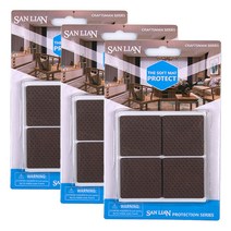 리빙아이 마루보호패드 바닥보호패드 바닥긁힘방지 의자발 커버 소음방지 패드, 사각-대(3개)