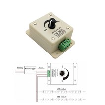 dc 파워서플라이 DC 12V 24 V DC-DC 속도 조절기 가변 컨트롤러 전원 공급 장치 모듈, 한개옵션0