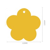 용품 강한 노란색 끈적이 트랩 과일 플라이 버그 스티커 보드 실내/실외 사용 양면 인젝트 모기 나방 플라잉 12 개, [09] 12pc flower