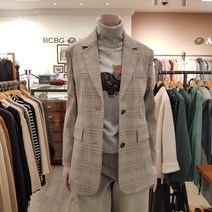 BCBG [올앤선드리] 펜실 체크JK_A1S2J133