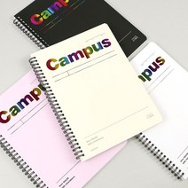 캠퍼스 대학노트 스프링노트 학생 직장인 노트, 없음