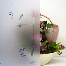 무점착 창문 시트지 / 유리 시트지 / 사생활 보호 필름 (GLP-1055)