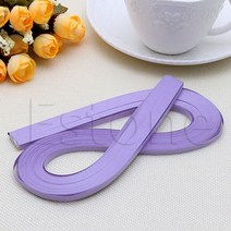 플라스틱 골판지 박스 양면 120 줄무늬 Quilling 종이 5mm 너비 솔리드 컬러 접기 DIY 핸드 크래프트 12 색 m15, [06] LP