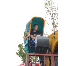 굴삭기비닐커버 포크레인 커버 방풍 방수 우비 타워크레인, 폭55레드