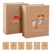 5-7in 앨범 콜렉트북 포켓식 미니 커플 기념 대용량 커플 졸업식 여행 북 초음파 포토 대용량 사진, 쿠팡 7in 100장_곰