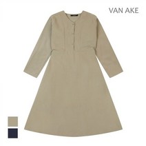 반에이크 모던 브이넥 A라인 원피스 VB0ZOPQ302A