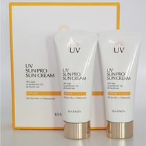 이자녹스 UV 선프로 365 데일리 선크림 듀오 기획세트(70ml+70ml)
