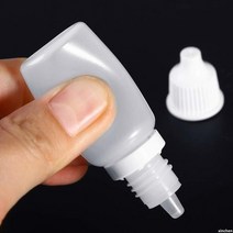 리필 병 용기 향수 플라스틱 여행 보관 빈 액체 점적기 LDPE 스퀴즈 아이 주스 가능한 DIY 15ml PCs, 50pcs x 10ml+white+플라스틱