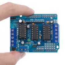 funduino l293d 스테퍼 모터 드라이버 보드 제어 실드 모듈 모터 드라이브 확장 보드 4.5-16v dc for arduino mega2560