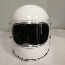 오더봇 티티앤코 TT&CO 소두핏 헬멧 톰슨 D컷 클래식 바이크 스쿠터 베스파 할리 데이비슨 경량 하이바 티티엔코 풀페이스, 4XL, 화이트